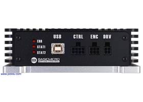 RoboClaw 2&#215;200A, 60VDC Motor Controller logic connectors.