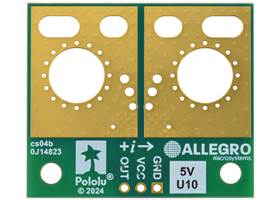 ACS72981LLRATR-100U5 Current Sensor Large Carrier 0A to 100A, 5V, bottom view.