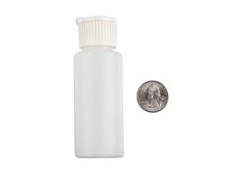 Cylinder Bottle - 2oz, Flip Top Cap (4)