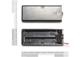 Battery Holder 2xAAA with Cover and Switch (3)