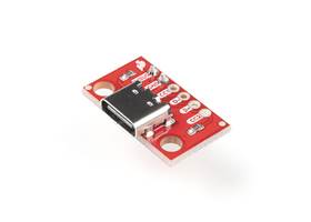 SparkFun USB-C Breakout - Horizontal (with Headers)