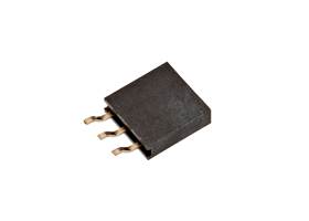 Header - 3-pin Female (SMD, 0.1in., Right Angle)