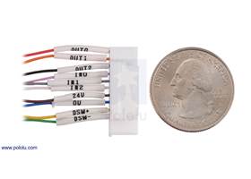 Close-up of the RobustMotion RM-EGB Series 24VDC Compact Finger Gripper connector.