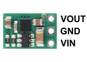 Pinout of the Step-Down Voltage Regulator D45V5Fx.