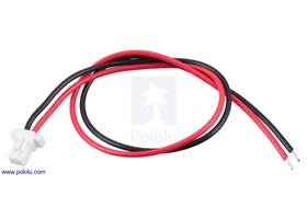 JST SH-Style Cable, 2-Pin, Single-Ended Female, 12cm.