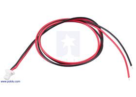 JST SH-Style Cable, 2-Pin, Single-Ended Female, 30cm.