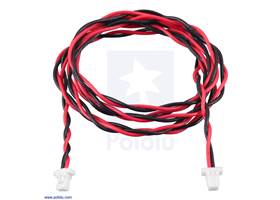 JST SH-Style Cable, 2-Pin, Female-Female, 63cm.