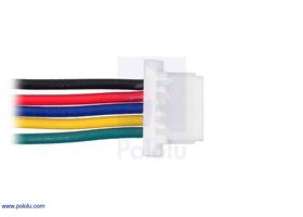 5-pin female JST SH-style connector. (1)