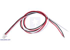 JST SH-Style Cable, 3-Pin, Single-Ended Female, 30cm.