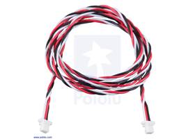 JST SH-Style Cable, 3-Pin, Female-Female, 63cm.