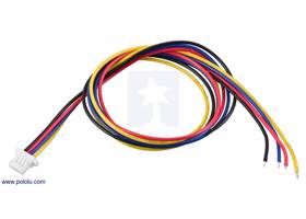 JST SH-Style Cable, 4-Pin, Single-Ended Female, 30cm.