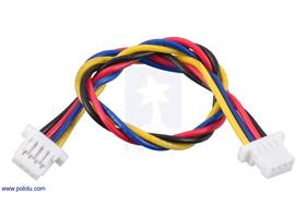 JST SH-Style Cable, 4-Pin, Female-Female, 10cm.