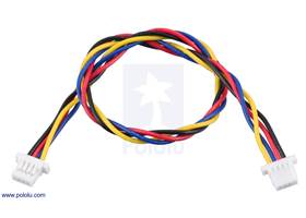 JST SH-Style Cable, 4-Pin, Female-Female, 16cm.