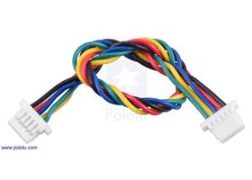 JST SH-Style Cable, 5-Pin, Female-Female, 10cm.