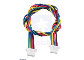 JST SH-Style Cable, 5-Pin, Female-Female, 16cm.