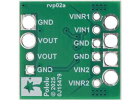 Pololu Power ORing Ideal Diode Pair, 4-60V, 6A, bottom view.