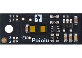 Pololu Digital Distance Sensor, 200cm, Side-Entry Connector, sensor-side view.