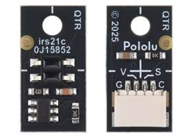 QTR-MD-01RC-S Reflectance Sensor, front and back views.
