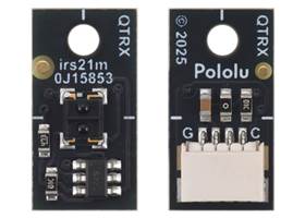 QTRXL-MD-01A-S Reflectance Sensor, front and back views.