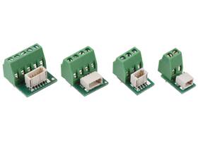 Breakout boards for JST SH-Style Connectors with 0.1″ pitch screw terminal blocks. (1)