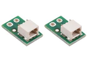 Breakout for JST SH-Style Connector, 2-Pin Male Side-Entry (2-Pack).