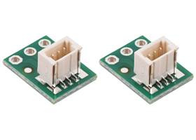 Breakout for JST SH-Style Connector, 3-Pin Male Top-Entry (2-Pack).