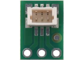 Breakout for JST SH-Style Connector, 3-Pin Male Top-Entry.
