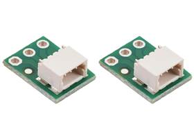 Breakout for JST SH-Style Connector, 3-Pin Male Side-Entry (2-Pack).