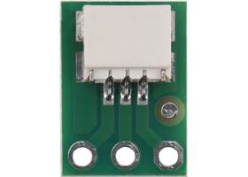 Breakout for JST SH-Style Connector, 3-Pin Male Side-Entry.