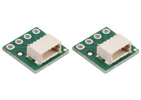 Breakout for JST SH-Style Connector, 4-Pin Male Side-Entry (2-Pack).