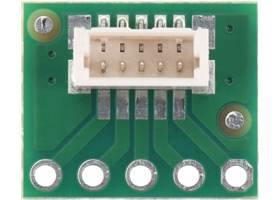 Breakout for JST SH-Style Connector, 5-Pin Male Top-Entry.
