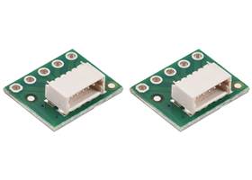 Breakout for JST SH-Style Connector, 5-Pin Male Side-Entry (2-Pack).