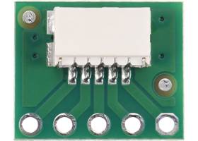 Breakout for JST SH-Style Connector, 5-Pin Male Side-Entry.
