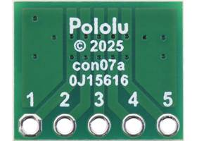Breakout for JST SH-Style Connector, 5-Pin Male.