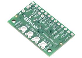 DRV8263H Single Brushed DC Motor Driver Carrier, bottom view.