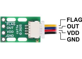 Pinout of the CT220 Contactless Current Sensor Carrier.