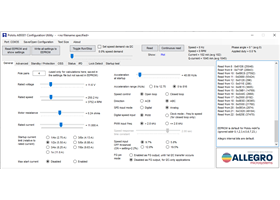 The Pololu A89301 Configuration Utility software.