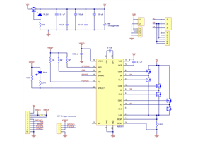 Schematic diagram of the A89301-Based Sensorless Brushless Motor Controller, 50V, 11A.