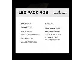 LED - RGB Diffused Common Cathode (25 pack) (8)