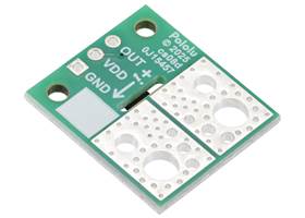 ACS37042 Current Sensor Compact Carrier, bottom view.