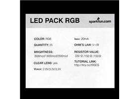 LED - RGB Clear Common Cathode (25 pack) (8)