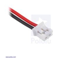 2-pin female JST PH-style connector.