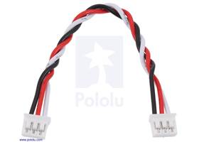 JST PH-Style Cable, 3-Pin, Female-Female, 10cm.