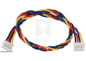 JST PH-Style Cable, 4-Pin, Female-Female, 25cm.