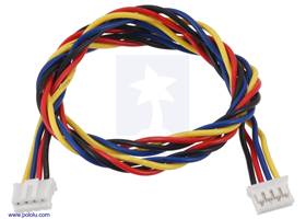 JST PH-Style Cable, 4-Pin, Female-Female, 40cm.