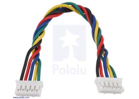 JST PH-Style Cable, 5-Pin, Female-Female, 10cm.