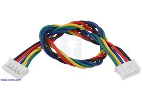 JST PH-Style Cable, 5-Pin, Female-Female, 16cm.