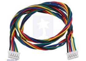JST PH-Style Cable, 5-Pin, Female-Female, 63cm.