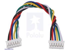 JST PH-Style Cable, 6-Pin, Female-Female, 10cm.