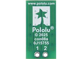 Breakout for JST PH-Style Connector, 2-Pin, bottom view.